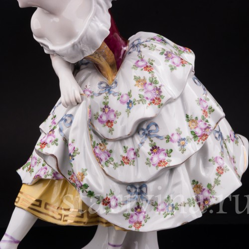 Фарфоровая статуэтка балерины Фанни Эльслер, Volkstedt, Германия, нач. 20 в.