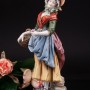 Фарфоровая статуэтка девушки Цветочница, Германия, кон. 19 - нач. 20 вв.