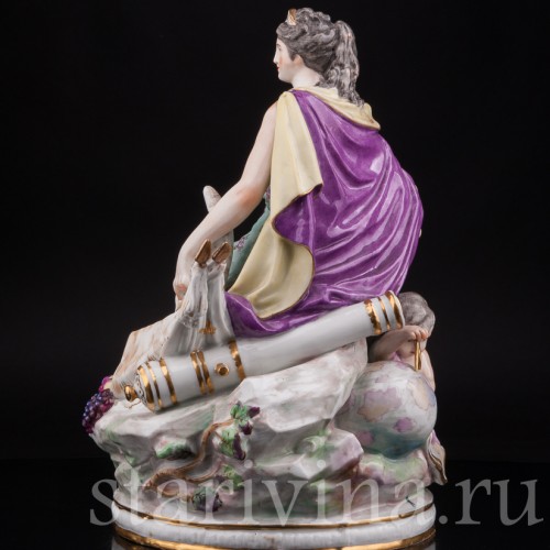 Фарфоровая статуэтка девушки Европа, Samson, Франция, кон. 19 в.