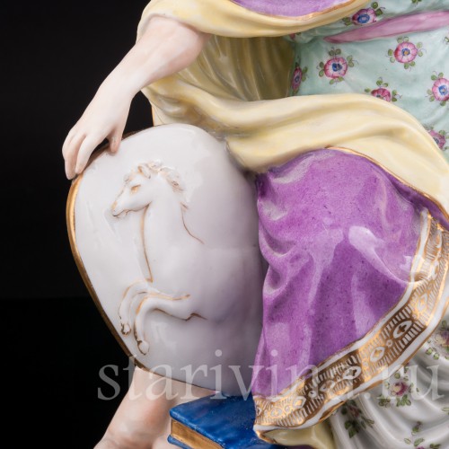 Фарфоровая статуэтка девушки Европа, Samson, Франция, кон. 19 в.