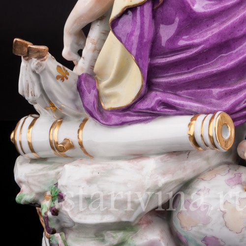 Фарфоровая статуэтка девушки Европа, Samson, Франция, кон. 19 в.
