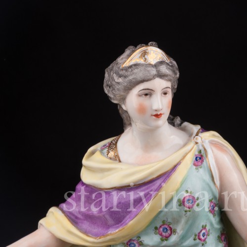 Фарфоровая статуэтка девушки Европа, Samson, Франция, кон. 19 в.