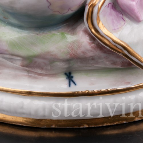 Фарфоровая статуэтка девушки Европа, Samson, Франция, кон. 19 в.