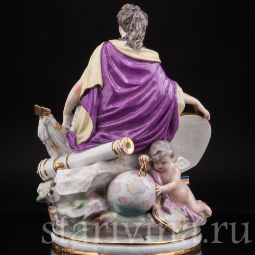 Фарфоровая статуэтка девушки Европа, Samson, Франция, кон. 19 в.