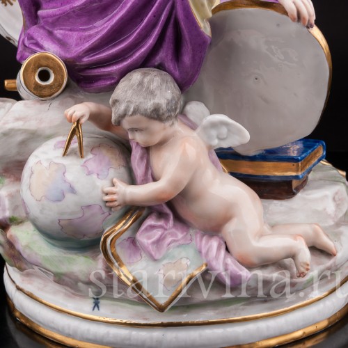 Фарфоровая статуэтка девушки Европа, Samson, Франция, кон. 19 в.