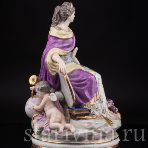 Фарфоровая статуэтка девушки Европа, Samson, Франция, кон. 19 в.