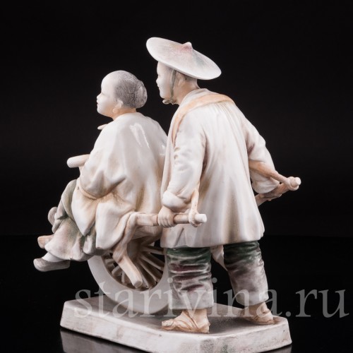 Фигурка из фарфора Китайцы, Volkstedt, Германия, кон. 19 - нач. 20 вв.