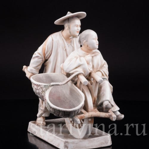 Фигурка из фарфора Китайцы, Volkstedt, Германия, кон. 19 - нач. 20 вв.