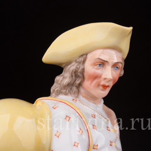 Фарфоровая статуэтка мужчины Повар, Дрезден, Германия, 19 в.