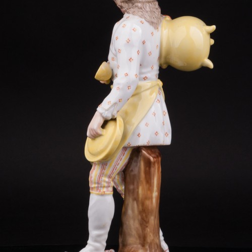 Фарфоровая статуэтка мужчины Повар, Дрезден, Германия, 19 в.