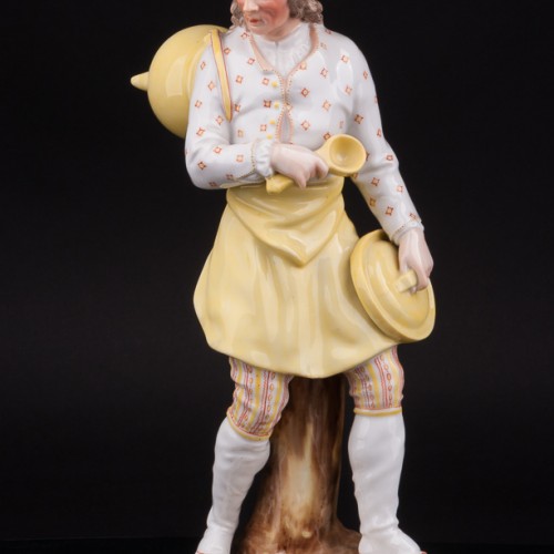 Фарфоровая статуэтка мужчины Повар, Дрезден, Германия, 19 в.