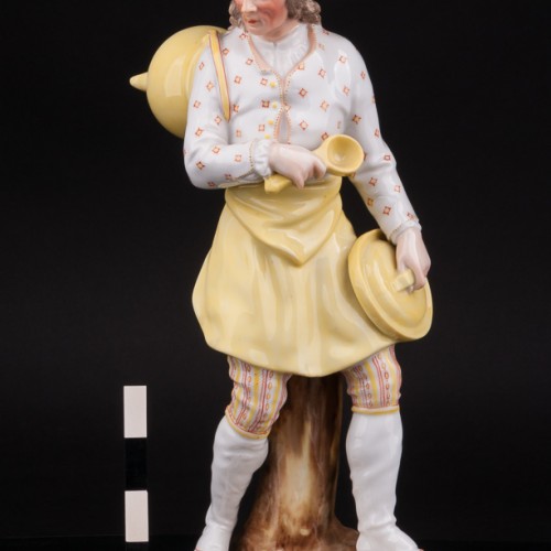 Фарфоровая статуэтка мужчины Повар, Дрезден, Германия, 19 в.