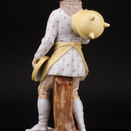 Фарфоровая статуэтка мужчины Повар, Дрезден, Германия, 19 в.