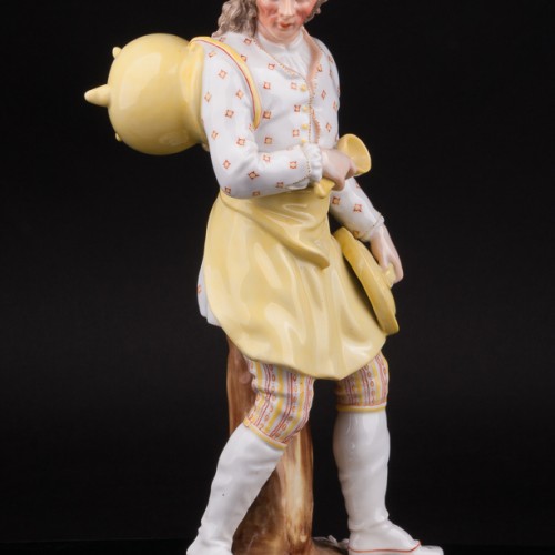 Фарфоровая статуэтка мужчины Повар, Дрезден, Германия, 19 в.