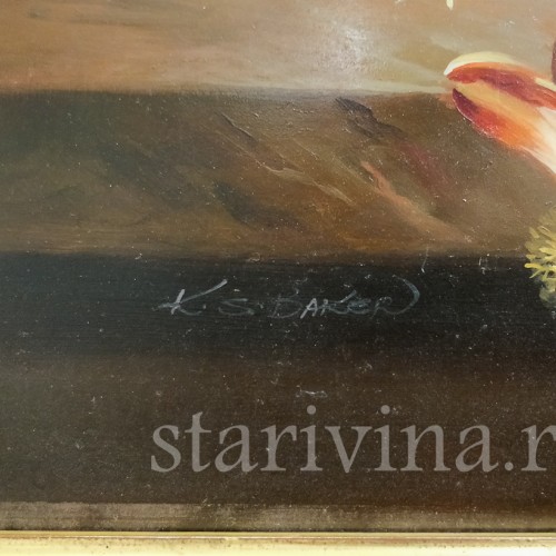 Картина маслом Натюрморт, , сер. 20 в.