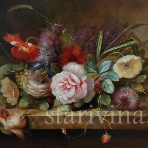 Картина маслом Натюрморт, , сер. 20 в.