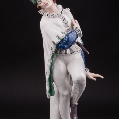 Фарфоровая статуэтка Арлекин, Karl Ens, Германия, нач. 20 в.