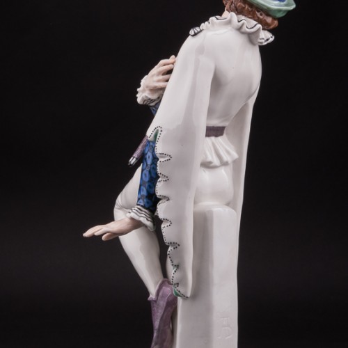 Фарфоровая статуэтка Арлекин, Karl Ens, Германия, нач. 20 в.