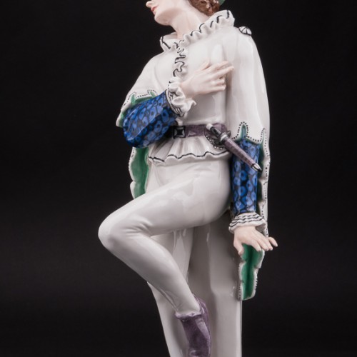 Фарфоровая статуэтка Арлекин, Karl Ens, Германия, нач. 20 в.