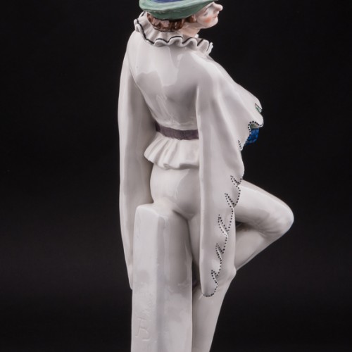 Фарфоровая статуэтка Арлекин, Karl Ens, Германия, нач. 20 в.