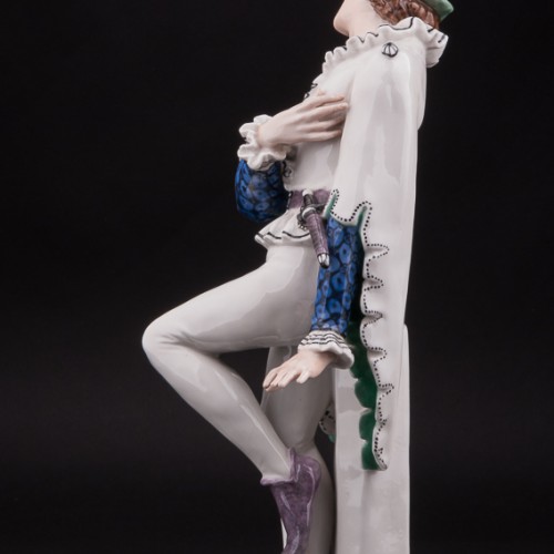 Фарфоровая статуэтка Арлекин, Karl Ens, Германия, нач. 20 в.