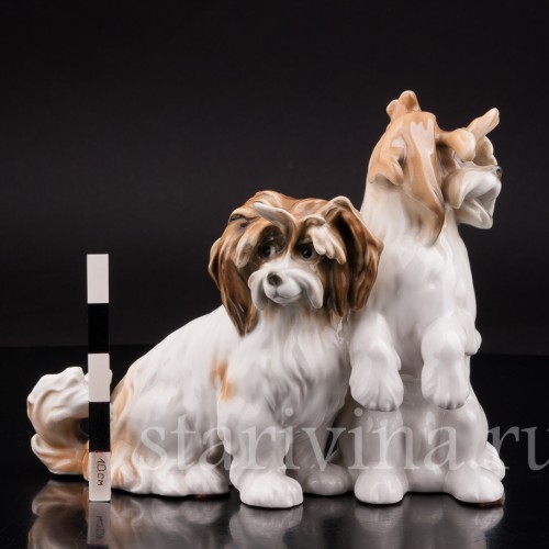 Две болонки, Karl Ens, Германия, 1920-30 гг