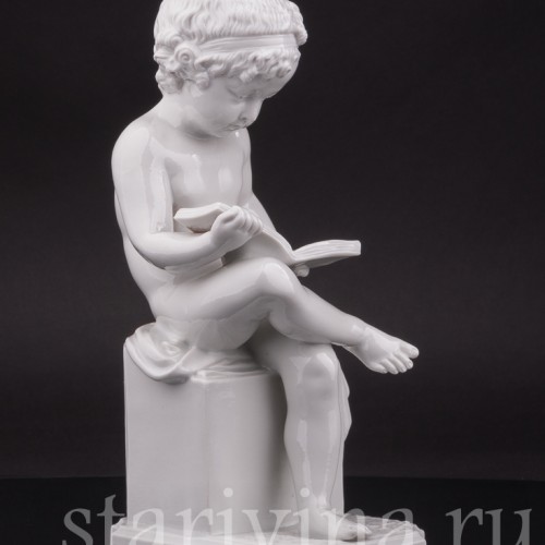 Фарфоровая фигурка "За чтением", Villenauxe, Франция, кон. 19, нач. 20  вв.