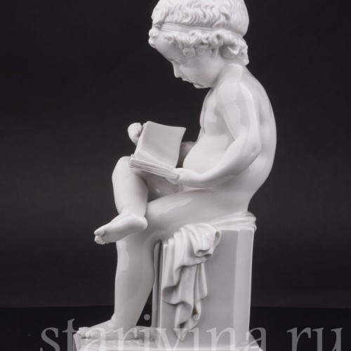 Фарфоровая фигурка "За чтением", Villenauxe, Франция, кон. 19, нач. 20  вв.