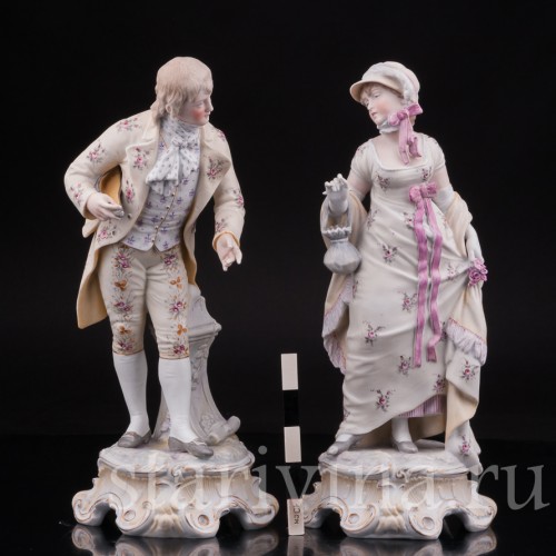 Галантная пара, Richard Eckert & Co, Германия, 1894-1908 гг