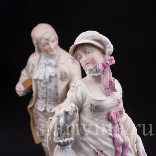 Галантная пара, Richard Eckert & Co, Германия, 1894-1908 гг