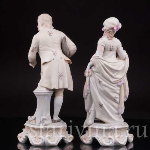 Галантная пара, Richard Eckert & Co, Германия, 1894-1908 гг