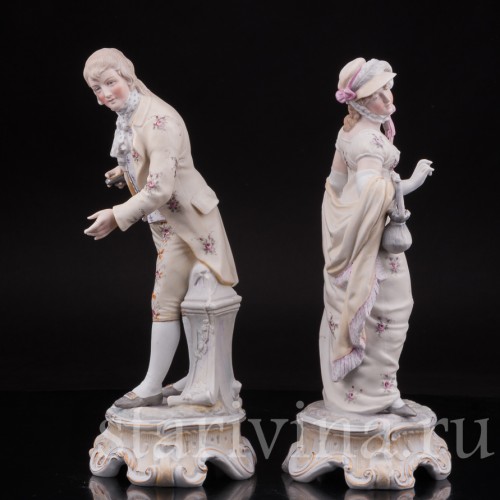 Галантная пара, Richard Eckert & Co, Германия, 1894-1908 гг