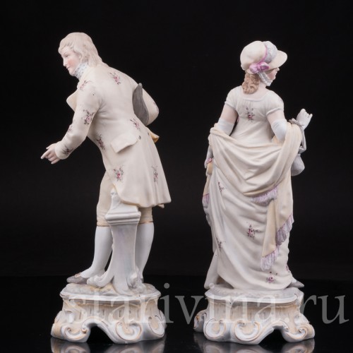 Галантная пара, Richard Eckert & Co, Германия, 1894-1908 гг