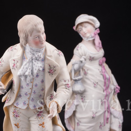 Галантная пара, Richard Eckert & Co, Германия, 1894-1908 гг