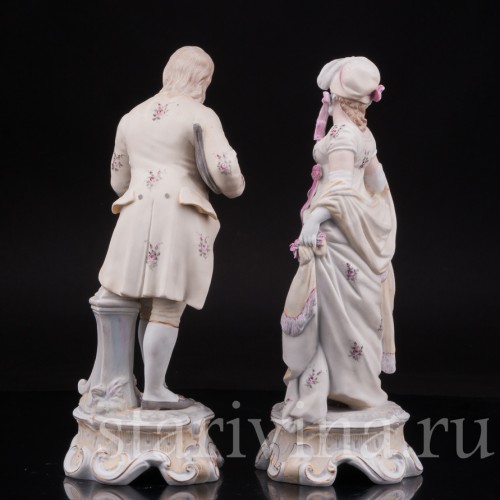 Галантная пара, Richard Eckert & Co, Германия, 1894-1908 гг