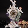 Фарфоровые часы Щедрая лоза, Sitzendorf, Германия, пер. пол. 20 в.