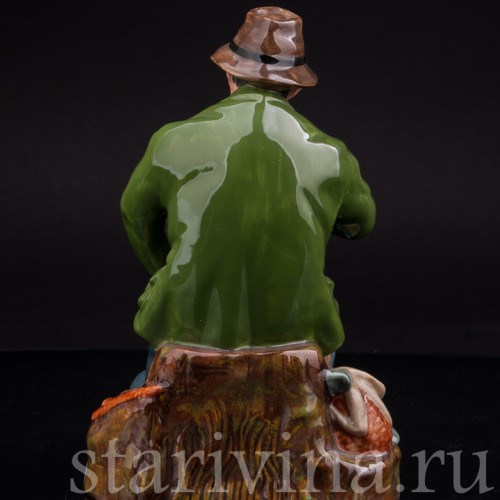 Фигурка рыбака из фарфора "Богатый улов", Royal Doulton, Великобритания, 1960 гг.