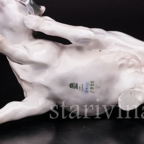 Фигурка из фарфора Телочка, Bing & Grondahl, Дания.