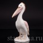 Фарфоровая статуэтка птицы Пеликан, Royal Dux, Чехия, 1960-78 гг.