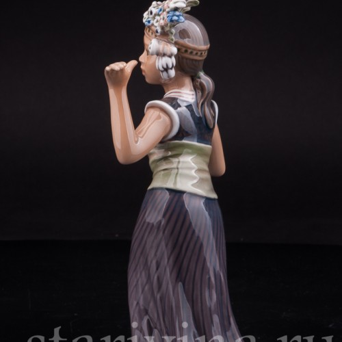 Фигурка из фарфора Восточная танцовщица, Dahl Jensen, Дания, сер. 20 века.