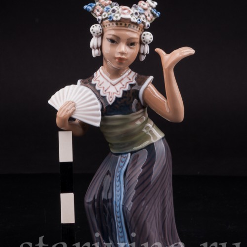 Фигурка из фарфора Восточная танцовщица, Dahl Jensen, Дания, сер. 20 века.