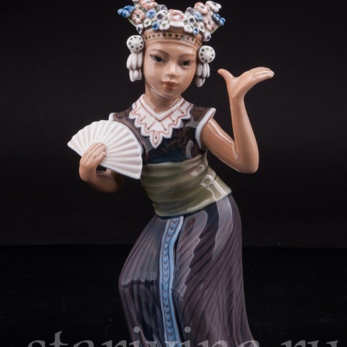 Фигурка из фарфора Восточная танцовщица, Dahl Jensen, Дания, сер. 20 века.