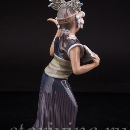 Фигурка из фарфора Восточная танцовщица, Dahl Jensen, Дания, сер. 20 века.