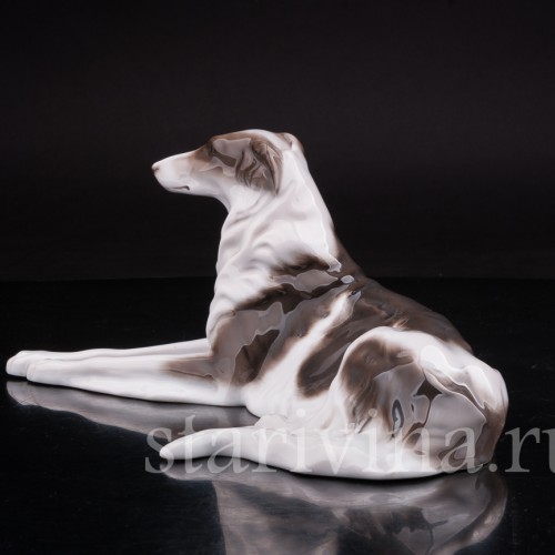 Фарфоровая статуэтка собаки Русская борзая, Rosenthal, Германия, 1930 гг.