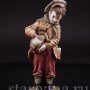 Мальчик со щенком, Bruno Merli, Италия, вт. пол. 20 в