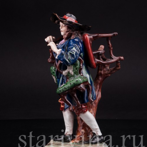 Фарфоровая статуэтка Старьевщик, Ernst Bohne Sohne, Германия, сер. 20 века.