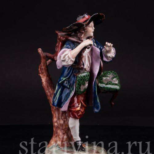 Фарфоровая статуэтка Старьевщик, Ernst Bohne Sohne, Германия, сер. 20 века.