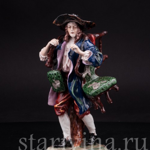 Фарфоровая статуэтка Старьевщик, Ernst Bohne Sohne, Германия, сер. 20 века.