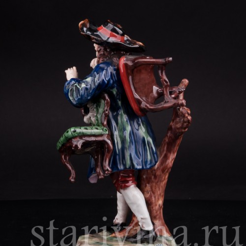 Фарфоровая статуэтка Старьевщик, Ernst Bohne Sohne, Германия, сер. 20 века.