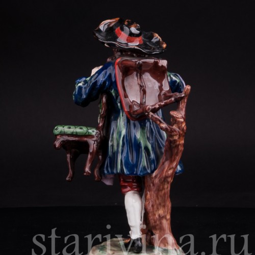 Фарфоровая статуэтка Старьевщик, Ernst Bohne Sohne, Германия, сер. 20 века.